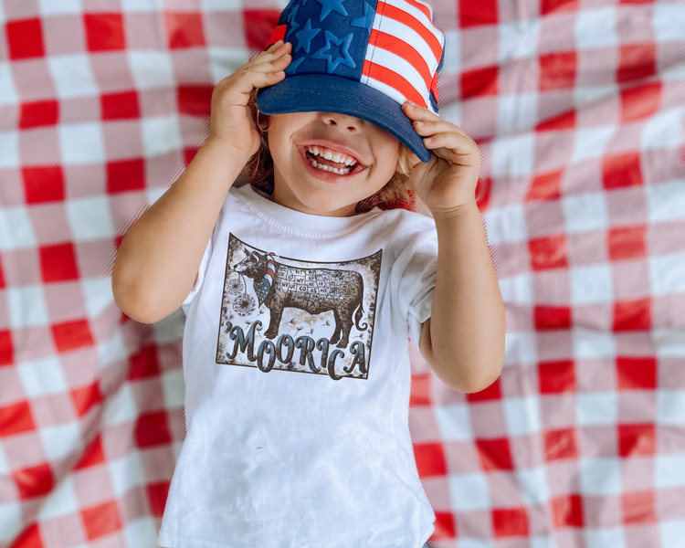 Moorica Kid 4th Of July Graphic Tee