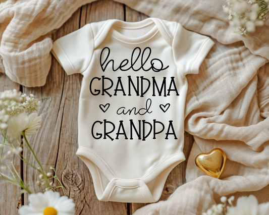 Hello Grandma and Grandpa Onesie®