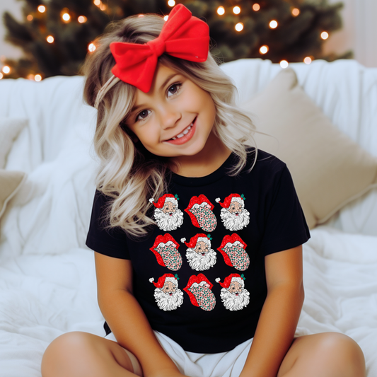 Santa Tongue Kids Graphic Tee