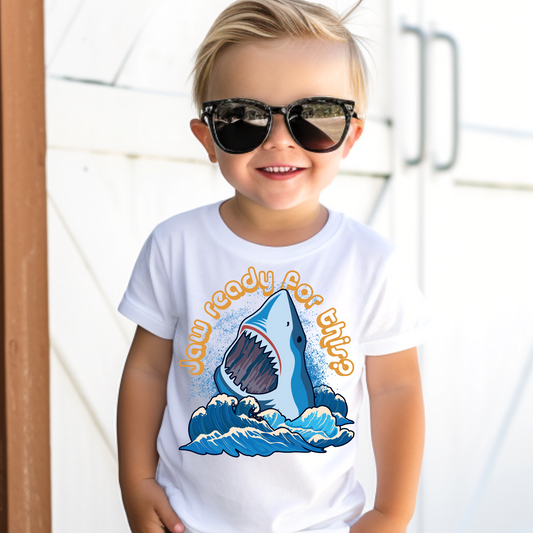 Jaw Ready For This? Kids Summer Graphic Tee