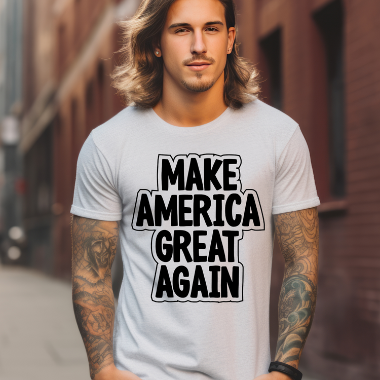 MAKE AMERICA GREAT AGAIN Political Graphic Tee