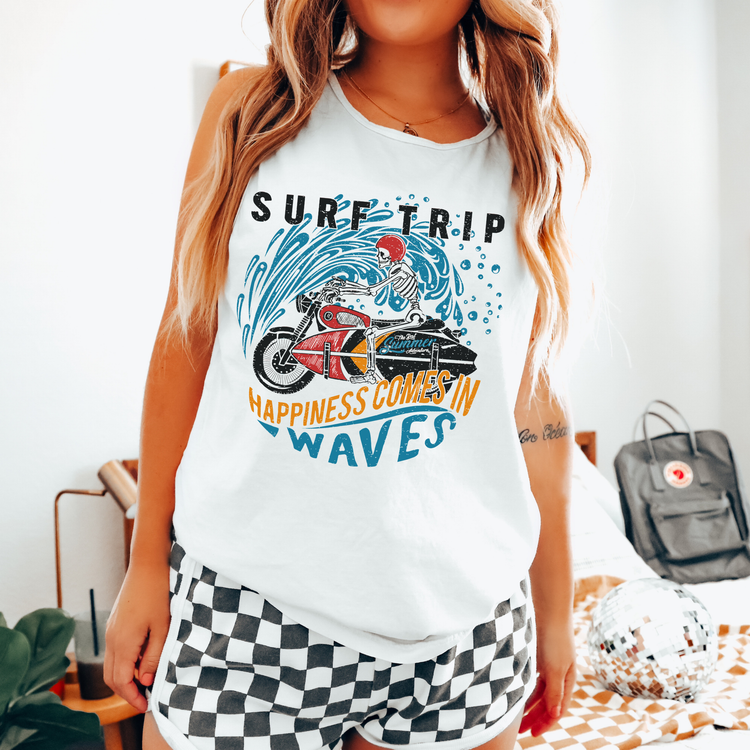 Surf Trip Comfort Colors Tank Top