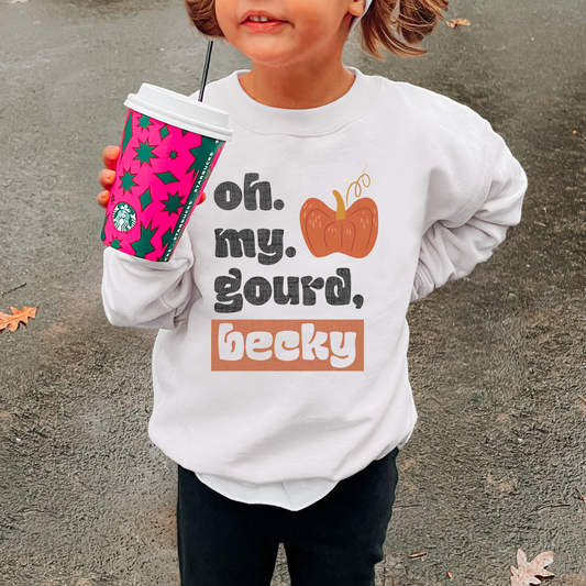 Oh My Gourd Becky Kids Sweatshirt