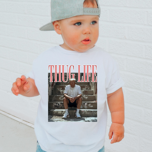 Thug Life Kids Political Graphic Tee