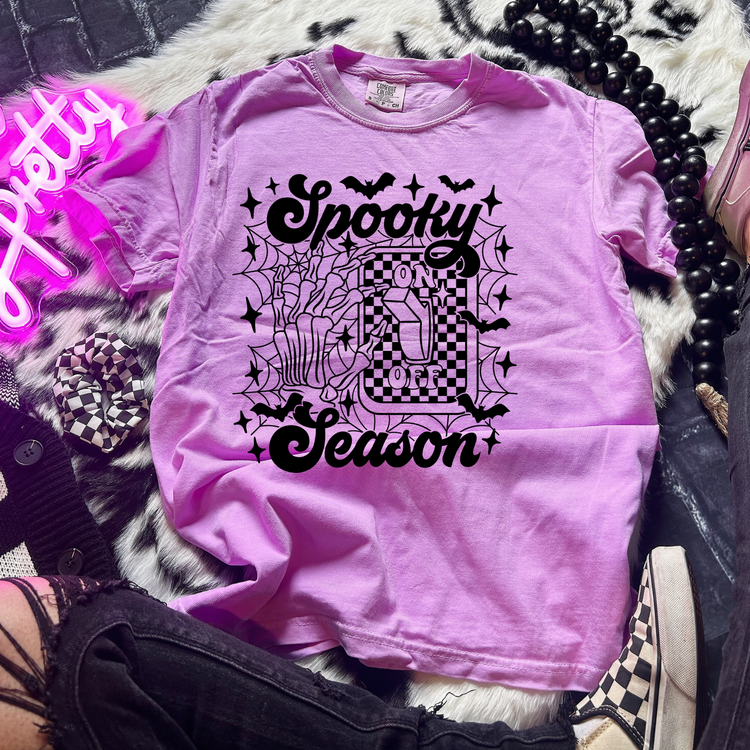 Lightswitch Spooky Season Comfort Colors Graphic Tee