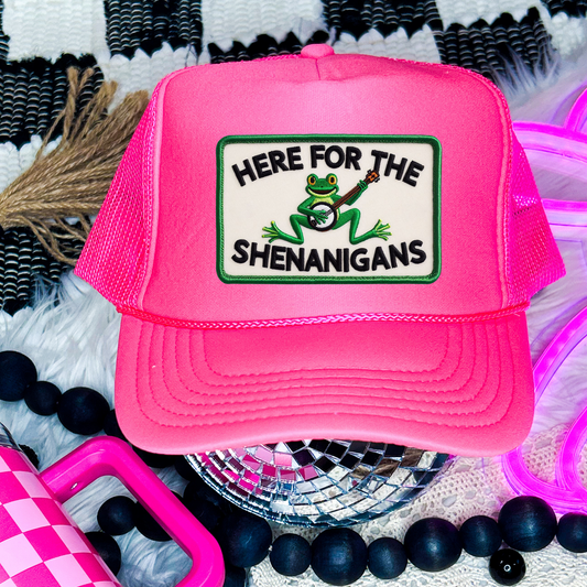 Here For The Shenanigans Otto Trucker Hat