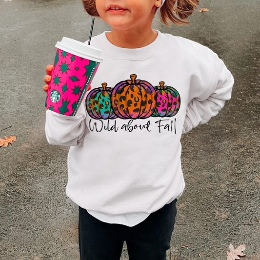 Wild About Fall Kids Sweatshirt