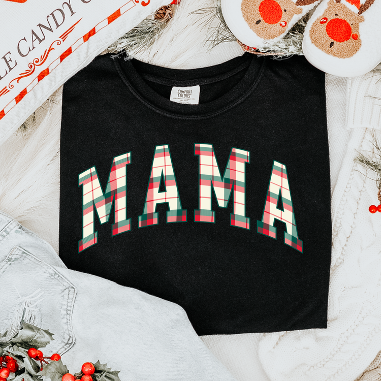 Checkered Mama Comfort Colors Graphic Tee