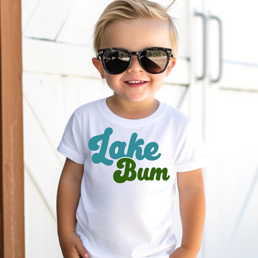 Lake Bum Kids Summer Graphic Tee