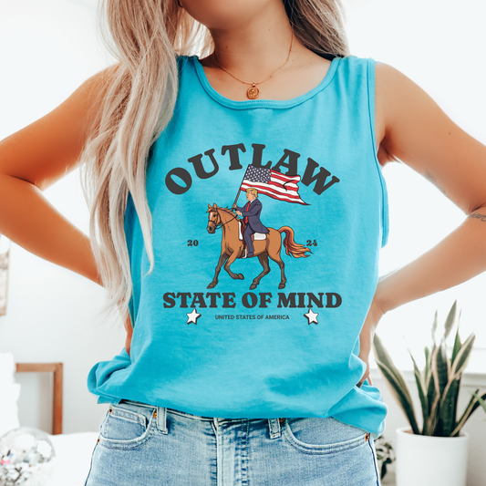 Outlaw Comfort Colors Tank Top