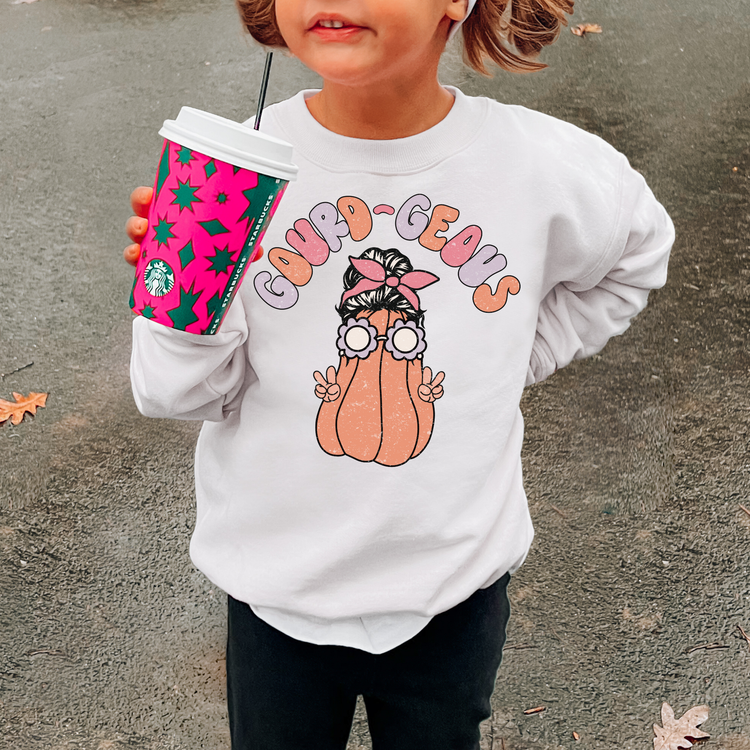 Gourd-geous Kids Sweatshirt