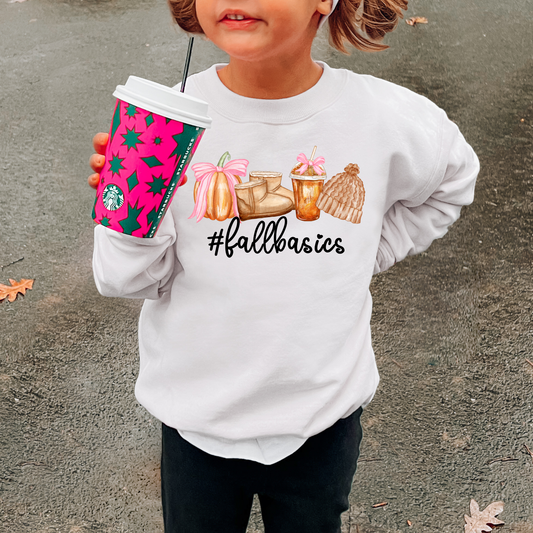 #fallbasics Kids Sweatshirt