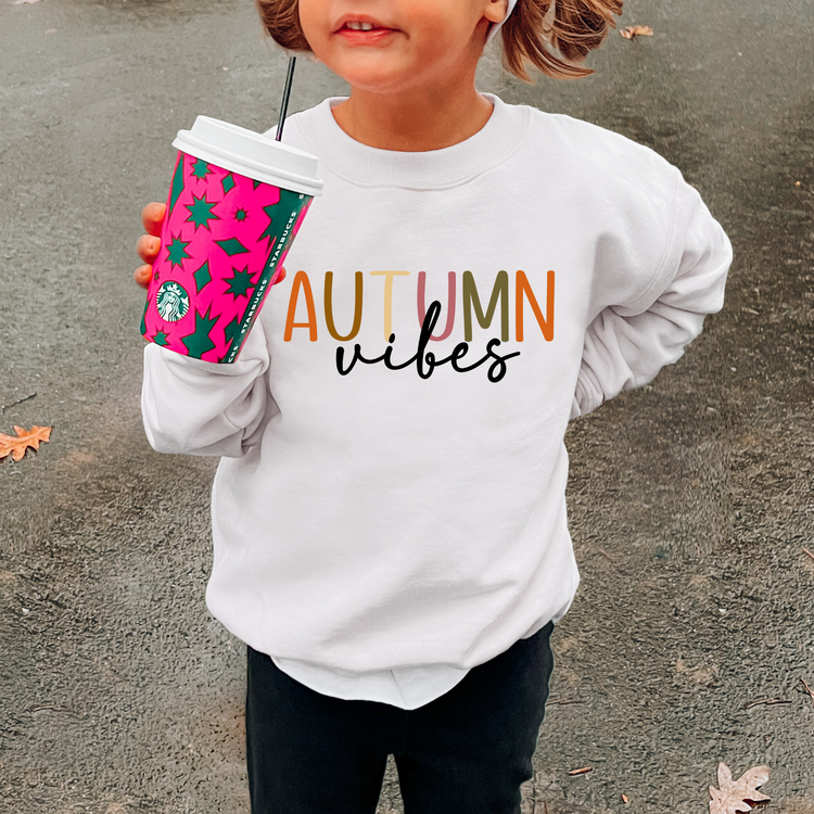 Autumn Vibes Kids Sweatshirt