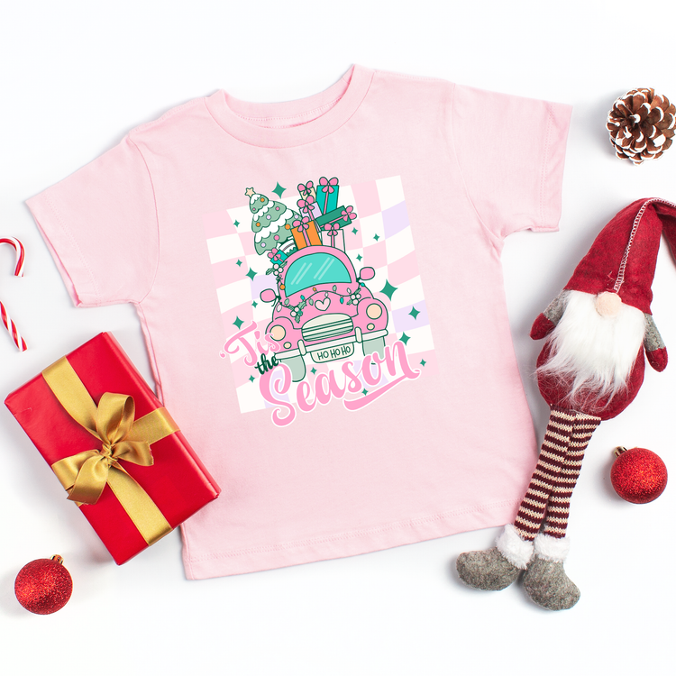 Tis The Season Christmas Kids Graphic Tee