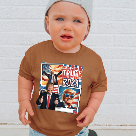 Trump 2024 Kids Political Graphic Tee