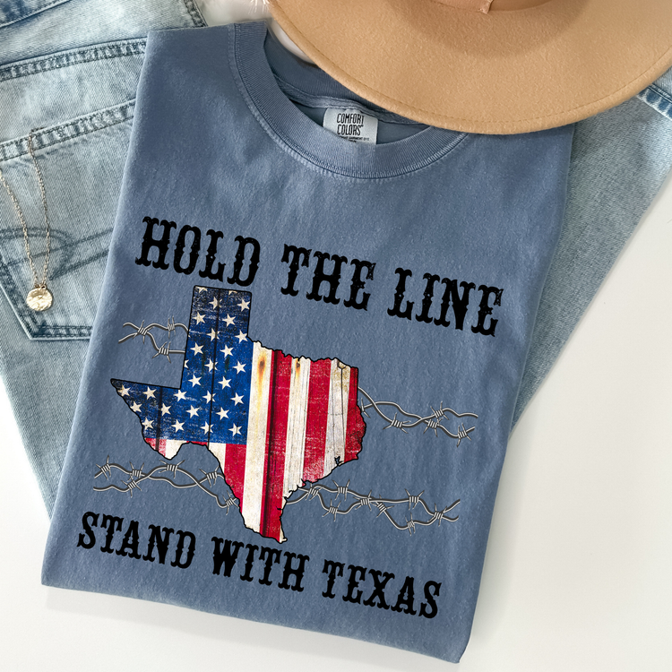 Hold The Line Comfort Colors Graphic Tee