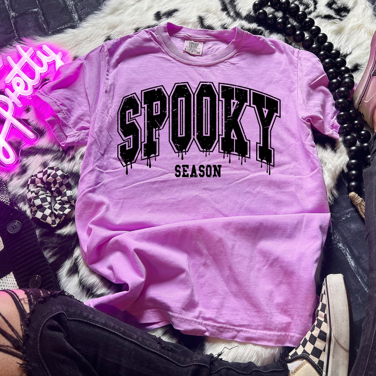 Drippy Spooky Comfort Colors Graphic Tee