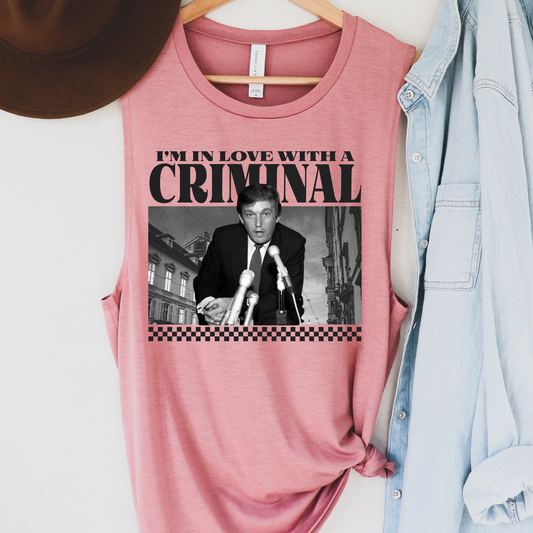 Criminal Political Tank Top