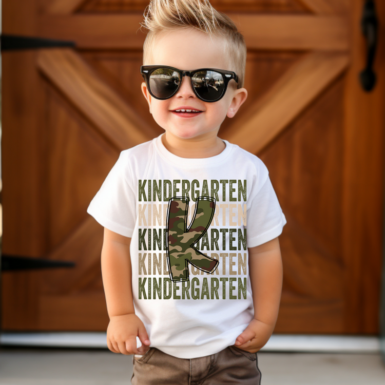 Kindergarten CamoGraphic Tee