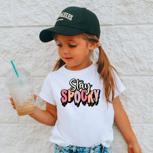 Stay Spooky Halloween Kids Graphic Tee