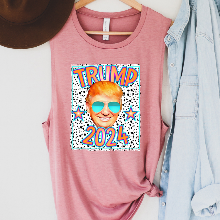 Retro Trump 2024 Political Tank Top