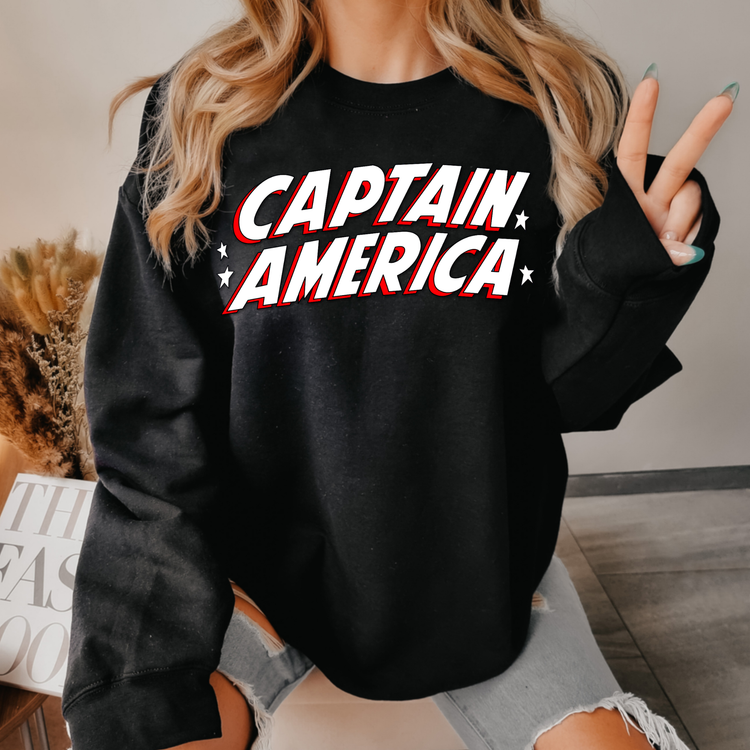 Captain America Political Sweatshirt