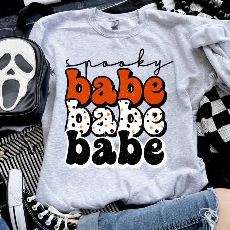 Spooky Babe Halloween Sweatshirt