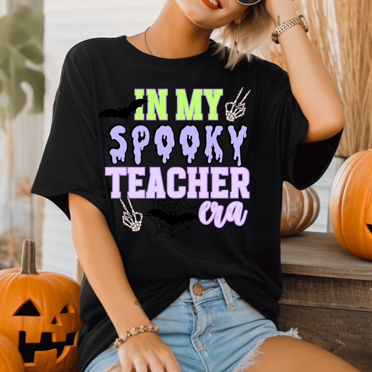 In My Spooky Teacher Era Adult Graphic Tee