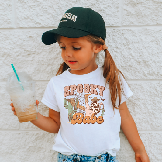 Spooky Babe Halloween Kids Graphic Tee