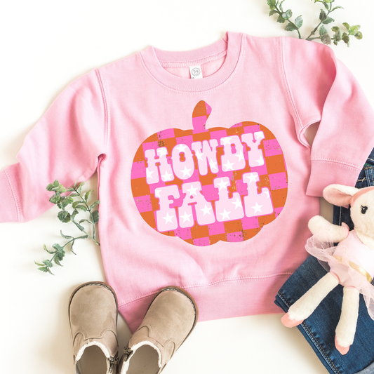 Howdy Fall Kids Sweatshirt