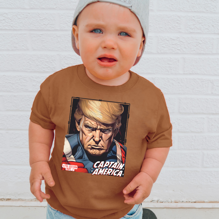 Captain America Kids Political Graphic Tee