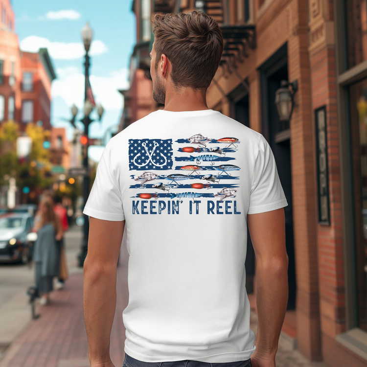 Mens Keepin' It Reel Graphic Tee