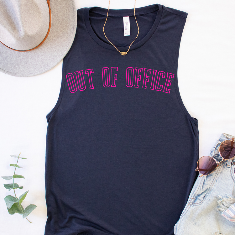 Out Of Office Pink Tank Top