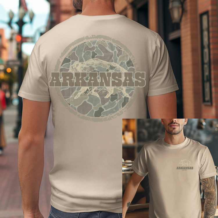 Arkansas Mens Football Graphic Tee