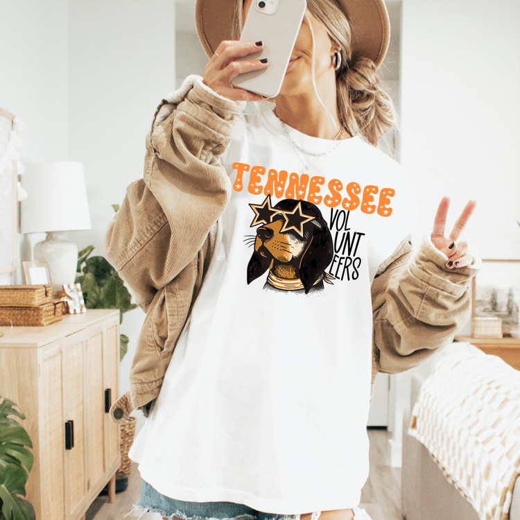 Tennessee Volunteers Football Comfort Colors Graphic Tee