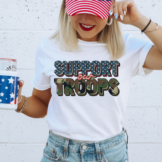 Support Our Trooops Graphic Tee