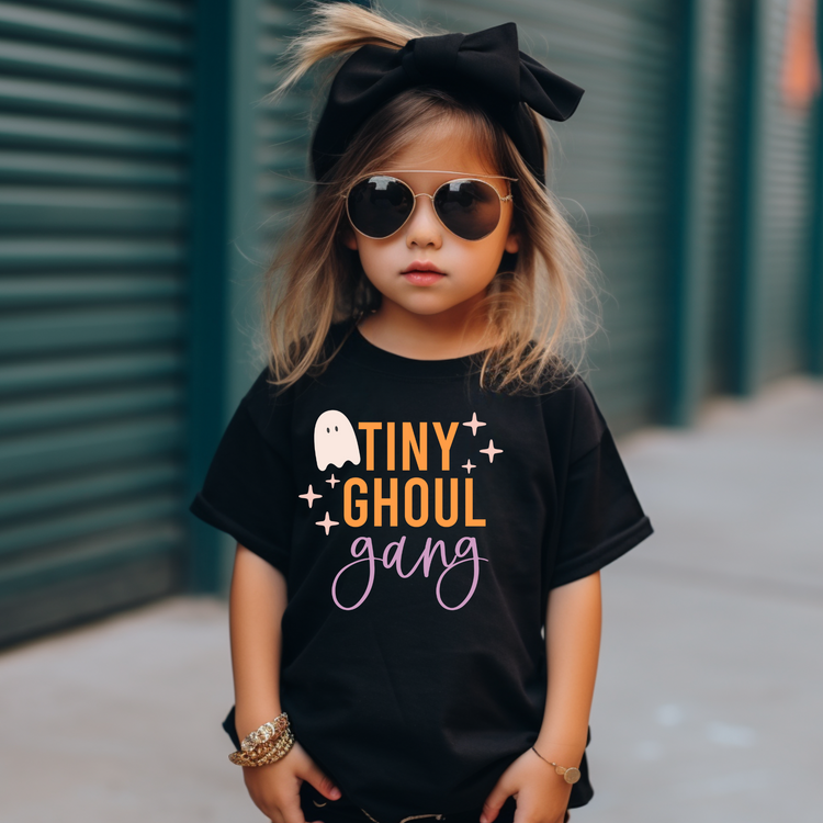 Tiny Ghoul Gang Halloween Kids Graphic Tee