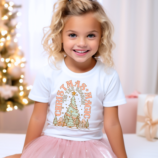 Christmas Magic Christmas Kids Graphic Tee