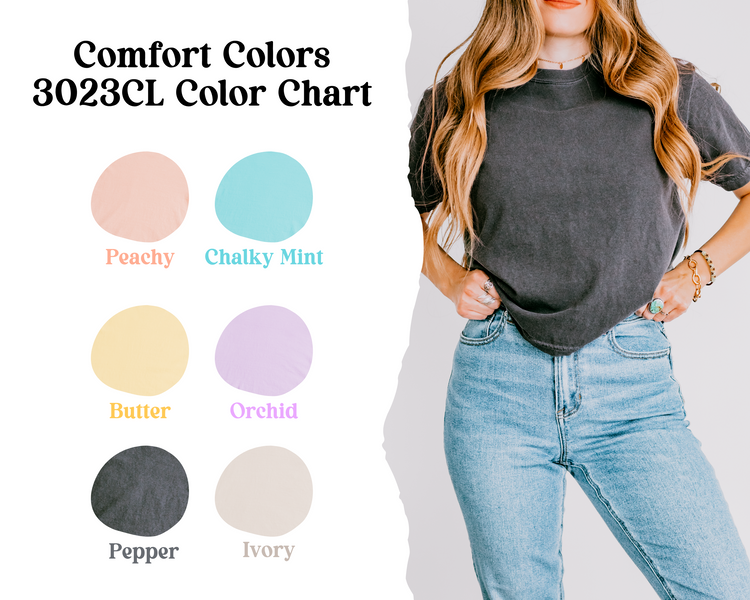 Coastal Cowgirl Cropped Comfort Colors Graphic Tee