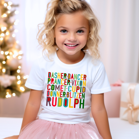 Dasher Dancer Kids Graphic Tee