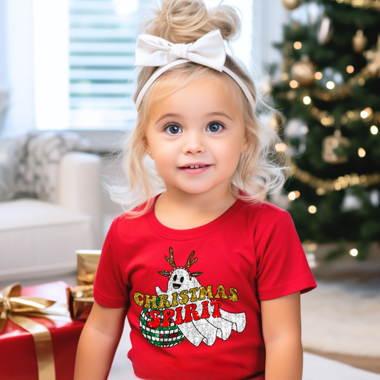 Christmas Spirit Christmas Kids Graphic Tee