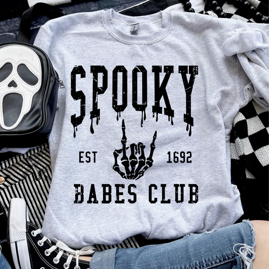 Spooky Babes Club Halloween Sweatshirt