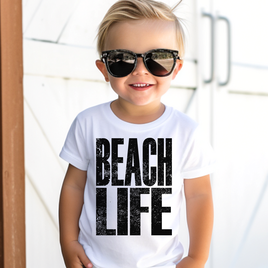 Beach Life Kids Summer Graphic Tee