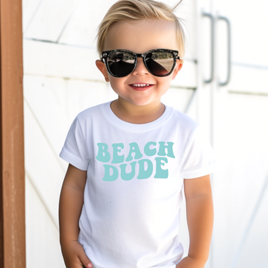 Beach Dude Kids Summer Graphic Tee