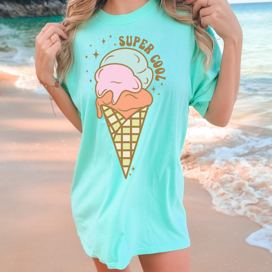 Super Cool Summer Comfort Colors Graphic Tee