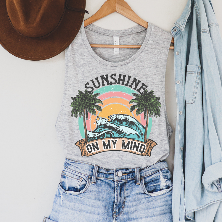 Sunshine On MyMind Summer Tank Top