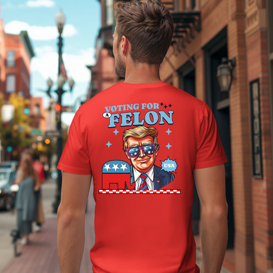 Felon Political Graphic Tee