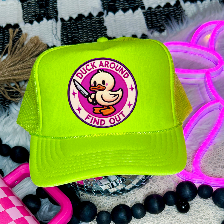 Duck Around And Find Out Otto Trucker Hat