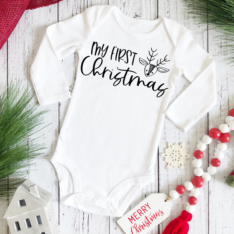 First Christmas Onesie