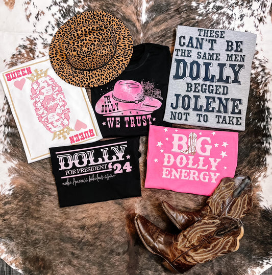 The Dolly Begged Jolene Graphic Tee Collection